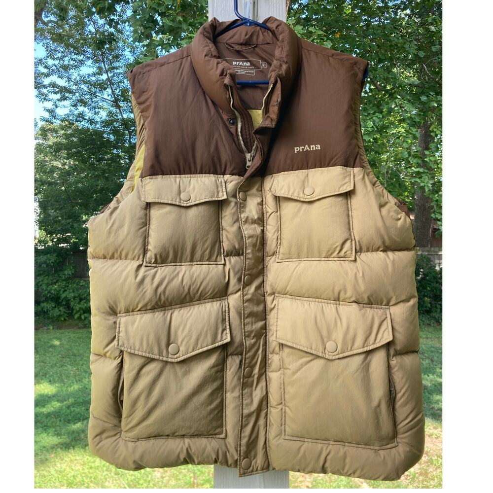 prAna - Men's Timber Trail Down Puffer Vest Gorpcorp Retro Outdoor - L